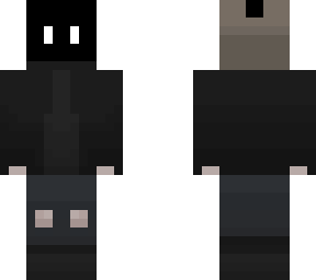 void masked + hair down