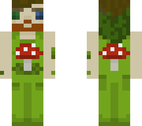 yallternative guy with mushroom overalls