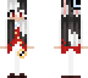 black and white rabbit