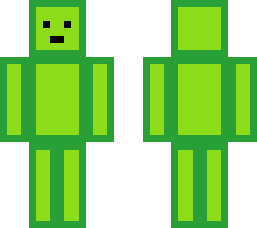 green concrete man