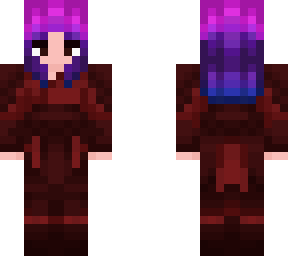 me pink purple blue hair