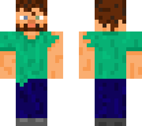 minecraft shattered - steve design