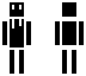 monochrome blob