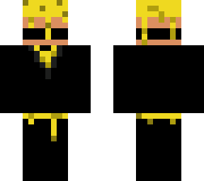 yellow guy with blindfold
