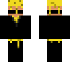 yellow guy with blindfold