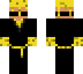 yellow guy with blindfold