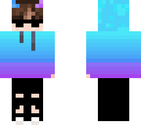 blue and purple