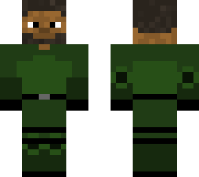 green combat uniform