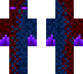 maroon navy blue enderman