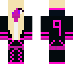 pink girl gamer, with blob skin