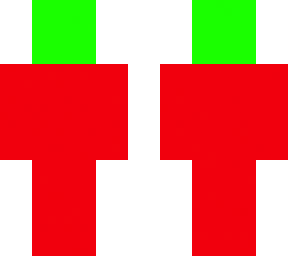 red target with green head