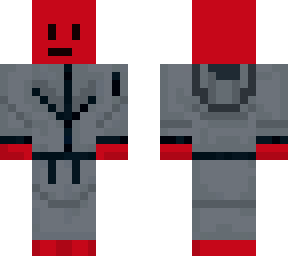 simple red guy on a fleece