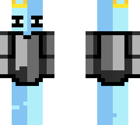 the blue man