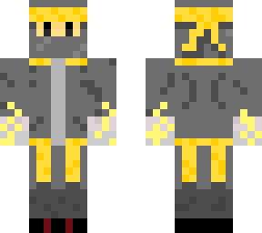 yellow ninja with lightning