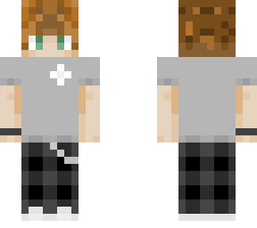 boy with gray and black pjs