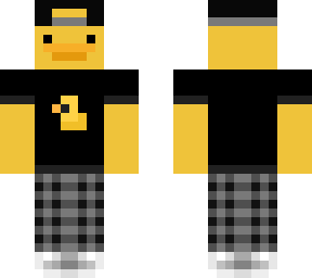 duck pjs black
