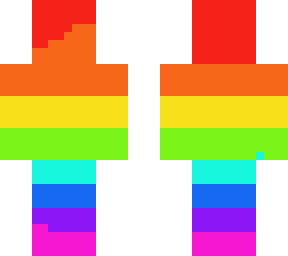 rainbow skin!