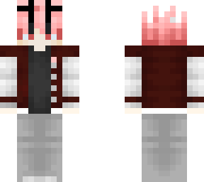 red white