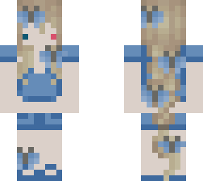 chibi girl long hair