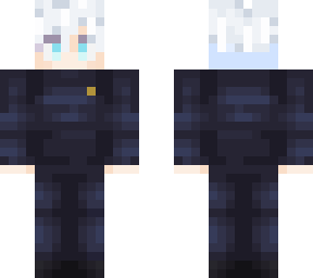 gojo without glasses (not slim)