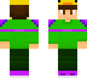purple green guy