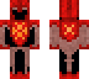 red and black alien soldier