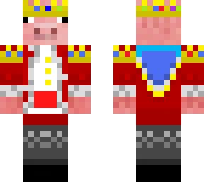 technoblade with shoulder crowns