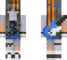 . electric orange , electric blue .