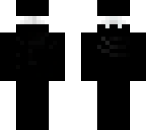 black with white blindfold