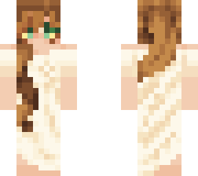 brown hair girl dress