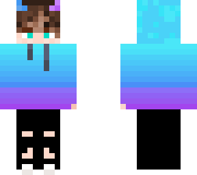 blue and purple