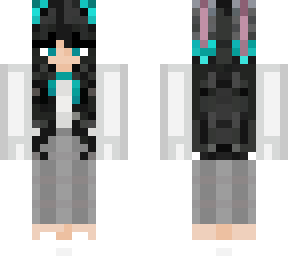 cyan bunnie girl