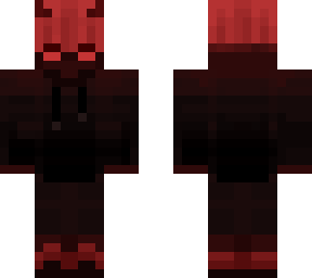 demon guy with hoodie