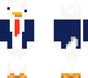an duck with suit