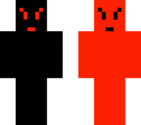 black and red man