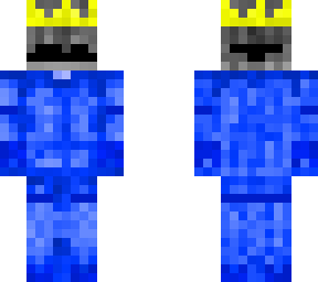 blue crown man