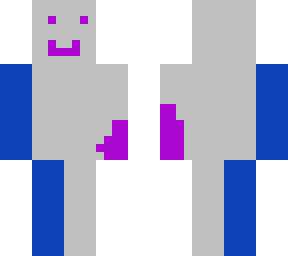 gray and blue blob
