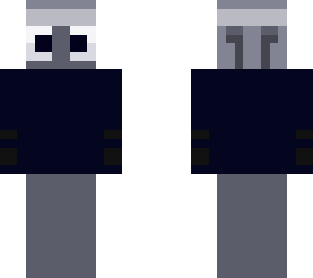 grey guy with a short