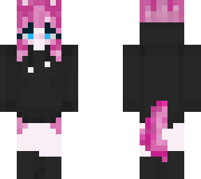 pink kemonomimi animal puppy wolf dog cat girl