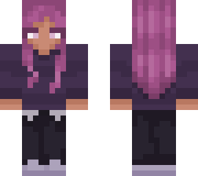pretty purple lady