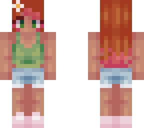 red hair flower girl