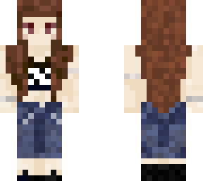 y2k bangs girl