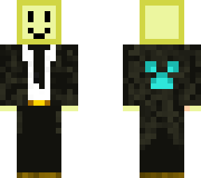 neon in a suit