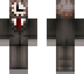rusty clock in a suit