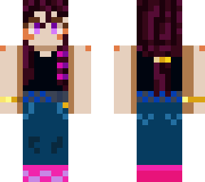 casual colorful alt girl