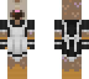 dodo in a maid dress [fixed a bit the sides]
