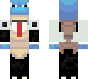 blastoise con traje