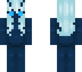 blue alien girl base