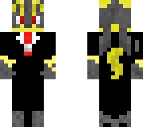 mega lucario shiny con un traje elegante.
