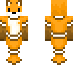 mermaid fox (clownfish tail)